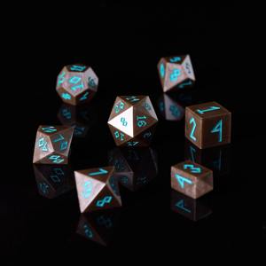 Dés à jouer en os pour jeux de stratégie, polyédriques, coupés avec précision, pour jeux de table professionnels, équipement de jeu en gros, artisanat naturel - Product Image 5