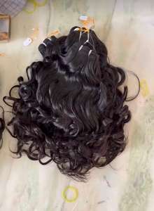 Los más vendidos 2025 Natural rizado crudo sin procesar sin enredos cutículas alineadas Color Natural Temple Hair Paquetes de cabello de un solo donante - Product Image 5