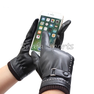 Quality Made Fashion Leather Gloves Plain Breathable Lightweight Wholesale <b>Cheap</b> Price Hot Selling for Winter Daily Outdoor - Product Image 3