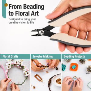 INTENSE SURGICAL INSTRUMENTS Micro Wire Cutter 5 Inch Precision Flush Cutter Jewelry Making Beading High Stainless Steel Blade - Product Image 2