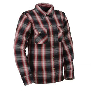 Chemise en flanelle pour homme, dernière collection, manches longues, à carreaux, boutonnée, coupe décontractée, respirante, en coton teint en fil, 380g, pour l'extérieur, printemps - Product Image 1