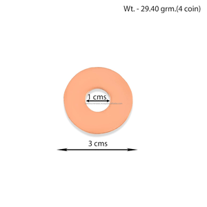 Pièces de monnaie vierges en cuivre pur poli de haute qualité, style antique, avec trou central pour gravure, estampage métallique et projets d'artisanat personnalisés - Product Image 2