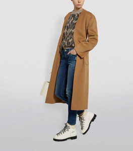 Jean slim déchiré taille mi-haute pour femme, coupe droite, 100 % coton, écologique, style décontracté et tendance, taille personnalisée - Product Image 6