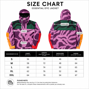 Unisex Waterproof Snowboarding <b>Jacket</b> Winter Windproof Skiing Coat Thermal Mountain Hooded Outerwear Patterned Breathable <b>Ski</b> - Product Image 6