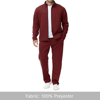 Survêtement en nylon streetwear uni personnalisé pour homme, ensemble 2 pièces de haute qualité, léger, ample et oversize, coupe-vent