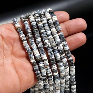 AAA Dendrite <b>Opal</b> Smooth Heishi Tyre Beads 5mm to 6mm Natural <b>Opal</b> Gemstone Beads for Jewelry Making Wholesale Strand in 16 Inch - Product Image 2