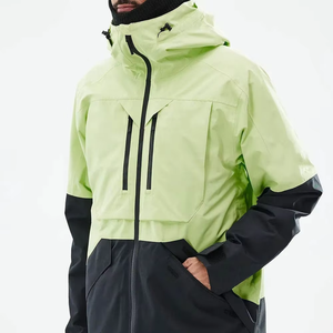 Hot Selling Plus Size Heated Ski Suit Custom Front Print Waterproof 10,000mm Breathable Zipper Closure Windproof Stand-Up Collar - Product Image 5
