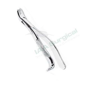 Forceps d'extraction chirurgicaux dentaires en acier inoxydable allemand, à dents dentelées - Product Image 1