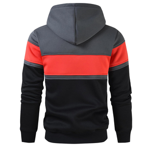 Sweat à capuche décontracté pour homme, coupe classique, en molleton, pour l'hiver, 100% coton respirant, avec poche, noir, rouge, gris, design personnalisé, 300g - Product Image 3