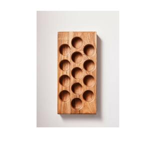 Porta Huevos de Madera Premium Diseñado para Almacenamiento Seguro de Huevos, Organización de Cocina y Exhibición Decorativa Estilo Granja - Product Image 1