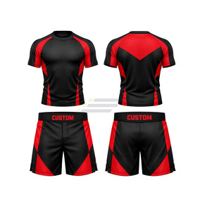 เสื้อรัดกล้ามเนื้อ MMA สำหรับยิวยิตสู คิกบ็อกซิ่ง มวยไทย ชุดวิ่ง เสื้อวิ่ง กางเกงเลกกิ้ง ชุดวิ่งผู้ชาย เสื้อเจอร์ซีย์มวย - Product Image 1