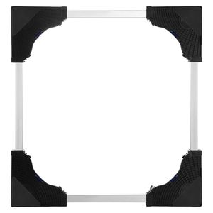 Base móvil con capacidad de carga de 1100 lb, 8 ruedas gemelas con bloqueo, 4 frenos, 27.5-35.4 pulgadas, para refrigerador, congelador, lavadora - Product Image 1