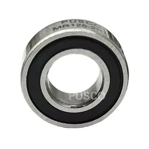 מיסבי כדורי חריץ עמוק של PUSCO Tmb MR126 2RS קול נמוך פלדת כרום Gcr15 מפעל מקור דיוק גבוה