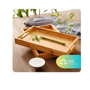 สินค้าขายดี |   ถาดเสิร์ฟไม้ไผ่ขายส่ง ถาดเสิร์ฟสำหรับร้านอาหาร โรงแรม คาเฟ่ อาหารและเครื่องดื่ม เวียดนาม - Product Image 1