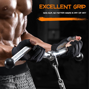 High Strength Weightlifting Gloves Gym Training Fitness Workout Grip Support Wrist Protection Durable Gear - Product Image 3