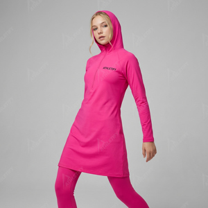 Traje de Baño Burkini Personalizado de Fábrica para Mujer, Transpirable, de Manga Larga, con Leggings, Cobertura Completa, para Resort, Piscina, Playa y Surf - Product Image 1