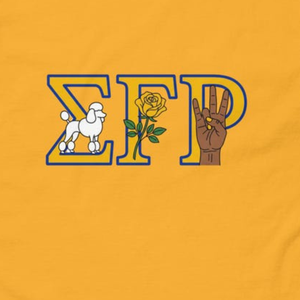 เสื้อยืดลายตัวอักษร Sigma Gamma Rho พร้อมไอคอนกราฟิกแบบกำหนดเอง เสื้อยืดผ้าฝ้ายแขนสั้น เสื้อแฟชั่นลำลอง เสื้อผ้ากรีกสำหรับผู้หญิง - Product Image 6