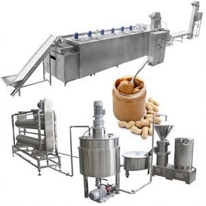 Multi-Functional Electric Nut Butter Paste Making <b>Machine</b> Grinder Grain Processing Line 700kg Peanut Butter Production 380V - Product Image 1