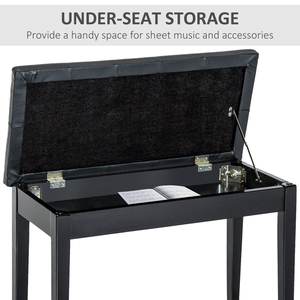 Sgabello per Pianoforte in Stile Classico e Moderno, Supporto per Tastiera - Product Image 5