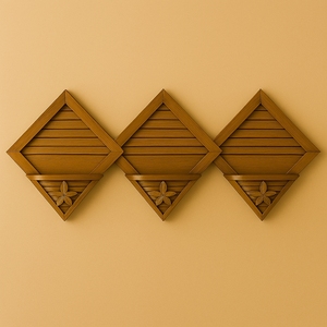 Handmade Bamboo Wicker Bohemian Wall Hanging Storage <b>Basket</b> for Living Room Home Decoration Organizer - Product Image 1