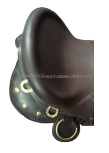 Selle de cheval de stock australien ensemble confortable en cuir véritable Western équipement d'équitation selle - Product Image 2