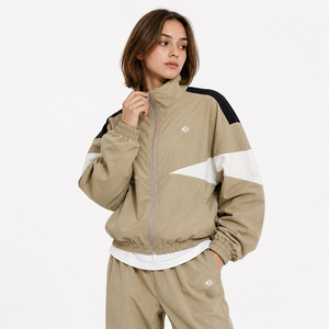 Unisex Color Block Windbreaker Jacket Custom Logo Lightweight Streetwear Tracksuit <b>Sets</b> OEM Activewear jacket for men Supplier - Product Image 6