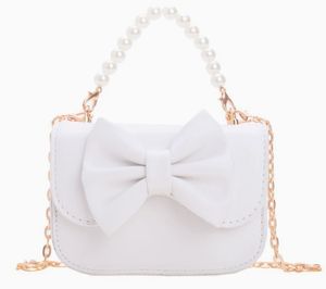 Mini sac à rabat tendance en PU style coréen, couleur unie, avec joli nœud, sac à main princesse, accessoire, porte-monnaie - Product Image 3