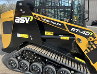 Chargeuse compacte sur pneus ASV RT40 haute performance 2023 pour travaux de terrassement, équipement lourd prêt à être expédié dans le monde entier