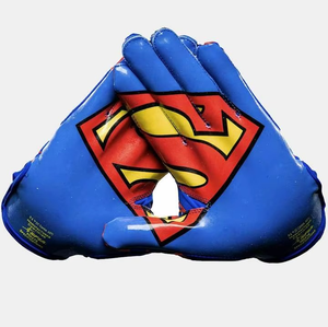 Blue Lineman American Football Gloves Lineman Adult Silicone Grip Palm Youth Glove Padded Wholesale Custom Brand And Team Design - Product Image 4