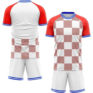 เสื้อยืดผู้ชาย ชุดฟุตบอลแบบกำหนดเอง เสื้อแข่งฟุตบอล Maillot De Foot บริการ OEM สำหรับทีม ตัดเย็บอัตโนมัติ - Product Image 1