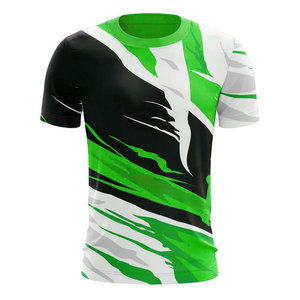 เสื้อยืดผู้ชายเทรนดี้ พิมพ์ลายแบบซับลิเมชั่น โพลีเอสเตอร์ 100% แขนสั้น ลายเรียบ แห้งเร็ว ระบายอากาศดี สวมใส่สบาย ขายดีประจำฤดูร้อน - Product Image 6