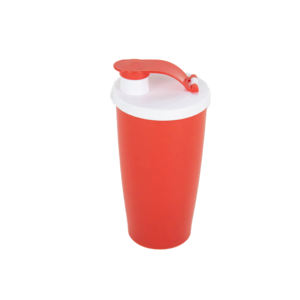 Vaso Reutilizable con Tapa Abatible, Botella de Agua de Plástico Libre de BPA, Hecho en Vietnam - Product Image 1