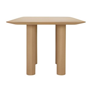 Solid Wood Modern Dining Set, Minimalist Rectangular Wooden Furniture, Contemporary Natural Wood Table and Chairs for Home - Product Image 2