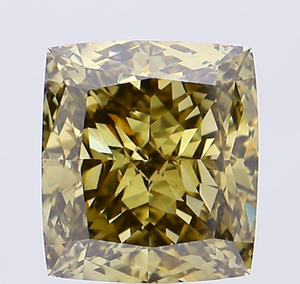 ROYAL GEMS, Diamante Cultivado en Laboratorio con Certificación IGI, Corte Cojín de 15.45 CT, Color Gris Amarillo Fantasía, Claridad VS1, CVD para Joyería - Product Image 1