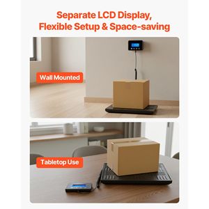 Báscula Digital Postal de Doble Precisión, 660 Libras, Báscula Comercial con Pantalla LCD y Función de Tara/Retención para Equipaje - Product Image 3