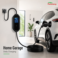 Chargeur EV portable 3,5 kW 16A Type 2 monophasé 230Vac 50Hz IP67 avec câble de 5 m pour applications de charge domestique et de garage en Europe