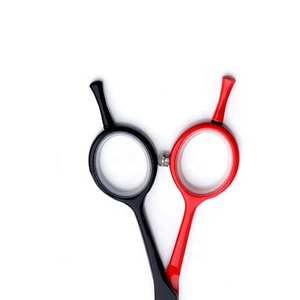 Ciseaux de barbier professionnels pour droitiers, 6 pouces, en acier inoxydable, manche moyen en plastique, lame tranchante, 32 dents pour effiler les cheveux - Product Image 6