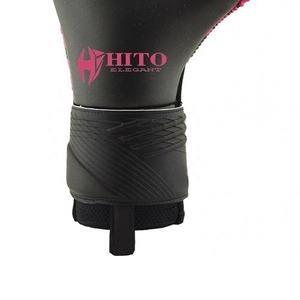 Gants de gardien de but de football professionnels, latex allemand, dos en silicone injecté, rouleaux négatifs pour le pouce, sangles attachées - Product Image 5