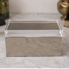 Plateau de rangement rectangulaire en marbre, design minimaliste, durable, pour décoration de table intérieure, utilisation dans le salon - Product Image 6
