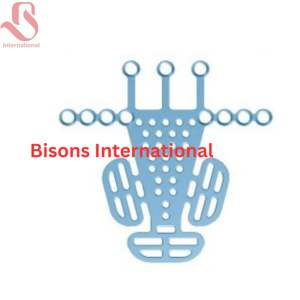 Bisons แผ่นผ่าตัดฝังกระดูกสันหลังสำหรับพื้นห่วงออร์บิทัลไทเทเนียมแบบใช้มือ - Product Image 2