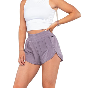 2026 <b>Top</b> Trend Casual Sport <b>Shorts</b> for Women Comfortable Breathable High Waist with Logo Decoration Bulk Quantity Available - Product Image 2