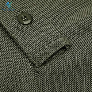 Camisas de Punto Sólido para Hombre, Mezcla de Algodón de Primera Calidad, Diseño Elegante, Secado Rápido, Ligeras, Perfectas para la Oficina y Uso Casual - Product Image 3