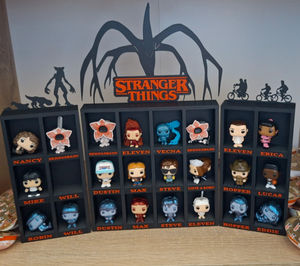 Proveedor Directo de Stranger Things, Funkoo Pop, Kinder Joy Stand, Paquete STL |   24 Bases para Figuras de Colección |   Paquete de Modelos Impresibles en 3D - Product Image 1