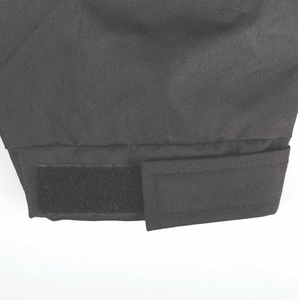 Black Winter <b>Jacket</b> with Faux Fur Collar and Hooded Design - Product Image 5