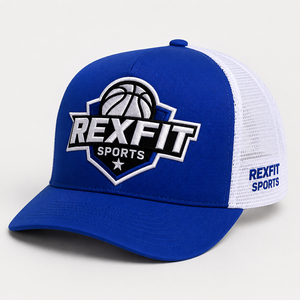 REXFIT Sports Mesh Trucker <b>Hat</b> 6-Panel Adjustable Breathable Unisex Adult Cap Spring <b>Summer</b> Sporty Style - Product Image 1