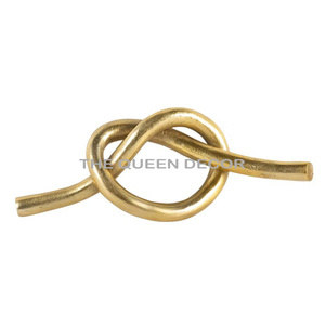 Top Latest Aluminum Metal Marble Base Unique Shape Gold Plated Decorative Sculpture Unique Ornaments For Home - Product Image 6
