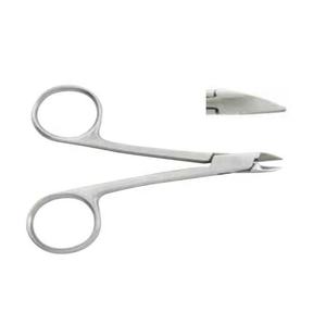 Stainless Steel Right-Handed Durable Manual Tissue Nail <b>Scissors</b> with Arrow Point Design for <b>Cuticle</b> Care - Product Image 4