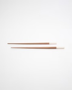 Wooden Round <b>Chopsticks</b> Smooth Surface <b>Reusable</b> Flatware for Asian Dinners - Product Image 3