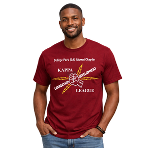 Camiseta con el Logotipo de la Liga Kappa Alpha Psi, Color Granate, Ropa de Fraternidad Griega con Diseño Clásico, Comodidad Premium y Ajuste Elegante - Product Image 1