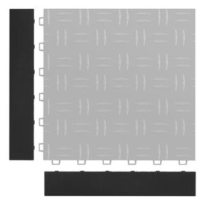 Kit de Bordes Modulares Encajables para Suelo de Garaje, Resistente, 15 Piezas, Antideslizante, Fácil de Montar, Accesorios de Transición para Suelos - Product Image 1